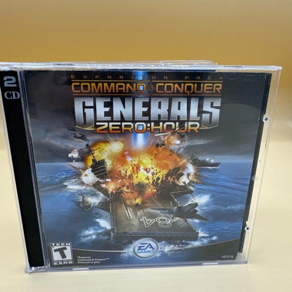 Command and Conquer Generals: Zero Hour Expansion PC - 2 Disc  - Disc in VGC